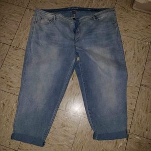 Gloria Vanderbilt plus size 24W capri jeans